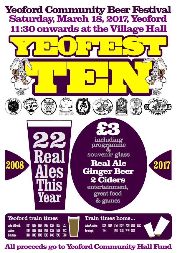Yeofest Yeoford Community Beer Festival The Exeter Daily